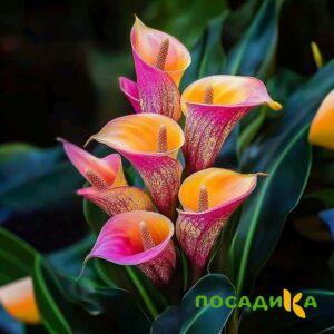 Калла Оникс купить по цене от 450р. в интернет-магазине «Посадика» с доставкой почтой в в Тетюшие и по всей России – [изображение №1].